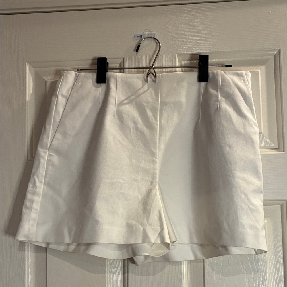 LOFT Women's High Waist White Shorts